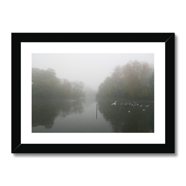 FOGGY POND Framed & Mounted Print - Amy Adams Photography