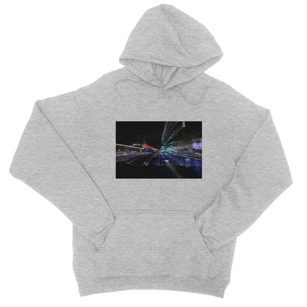 LONDON NIGHTS :OXO TOWER College Hoodie - Amy Adams Photography