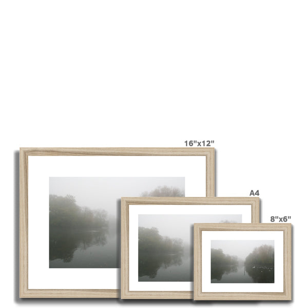 FOGGY POND Framed & Mounted Print - Amy Adams Photography