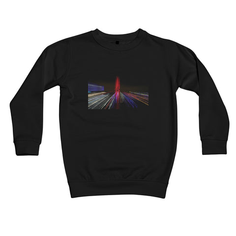 LONDON NIGHTS: THE LONDON EYE Kids Sweatshirt - Amy Adams Photography
