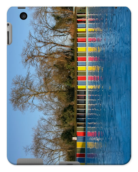 TOOTING BEC LIDO WITH TREES Tablet Cases - Amy Adams Photography
