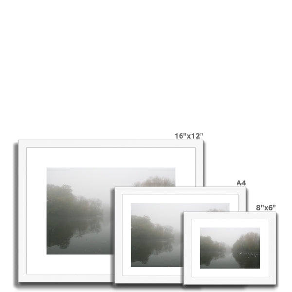 FOGGY POND Framed & Mounted Print - Amy Adams Photography