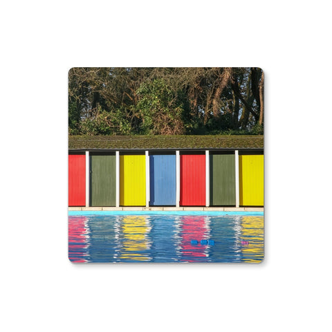 TOOTING BEC LIDO DOORS Coaster - Amy Adams Photography