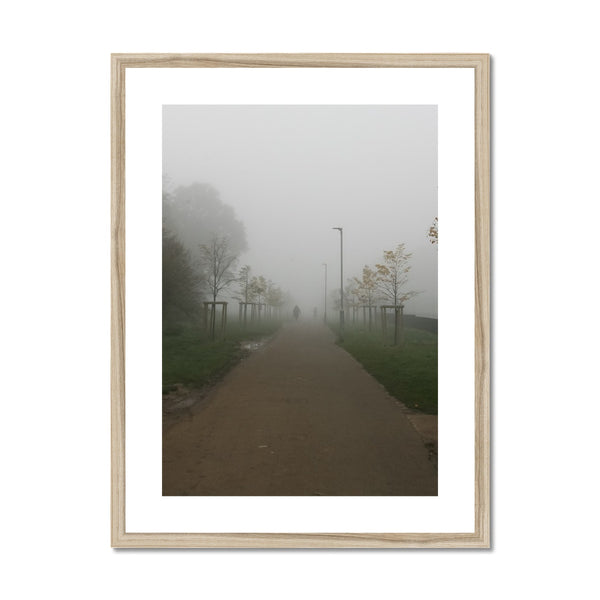 FOGGY PATH Framed & Mounted Print - Amy Adams Photography
