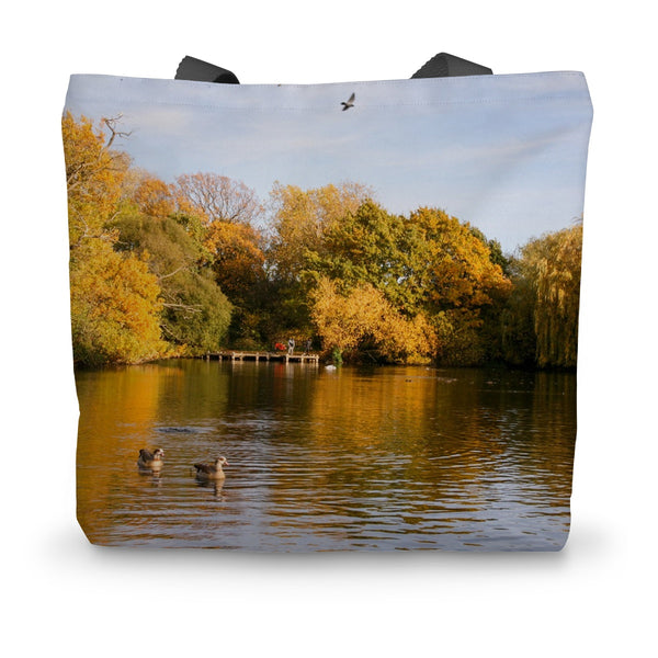 AUTUMN IN TOOTING Canvas Tote Bag - Amy Adams Photography