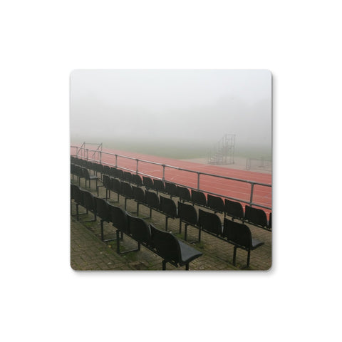 FOGGY ATHELETIC TRACK Coaster - Amy Adams Photography