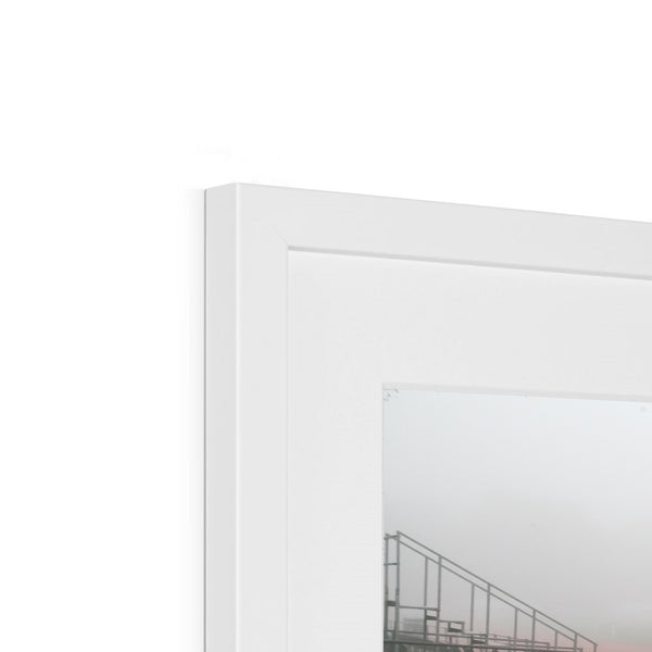 FOGGY ATHELETIC TRACK Framed & Mounted Print - Amy Adams Photography
