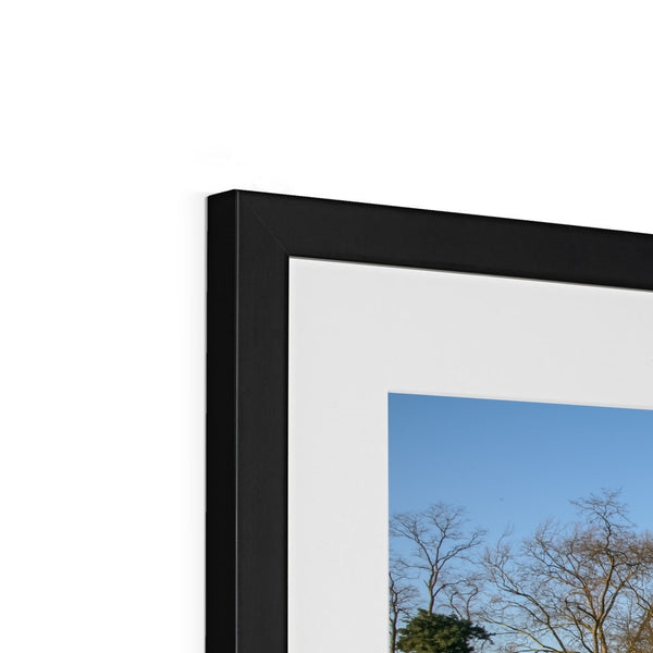 TOOTING BEC LIDO WITH TREES Framed & Mounted Print - Amy Adams Photography