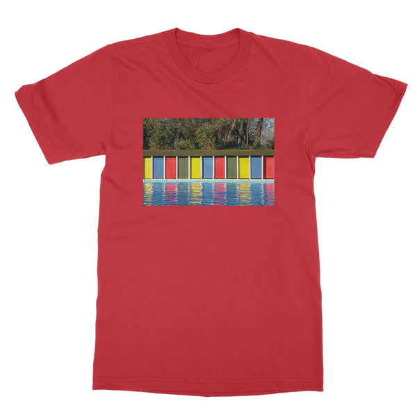 TOOTING BEC LIDO DOORS Softstyle T-Shirt - Amy Adams Photography