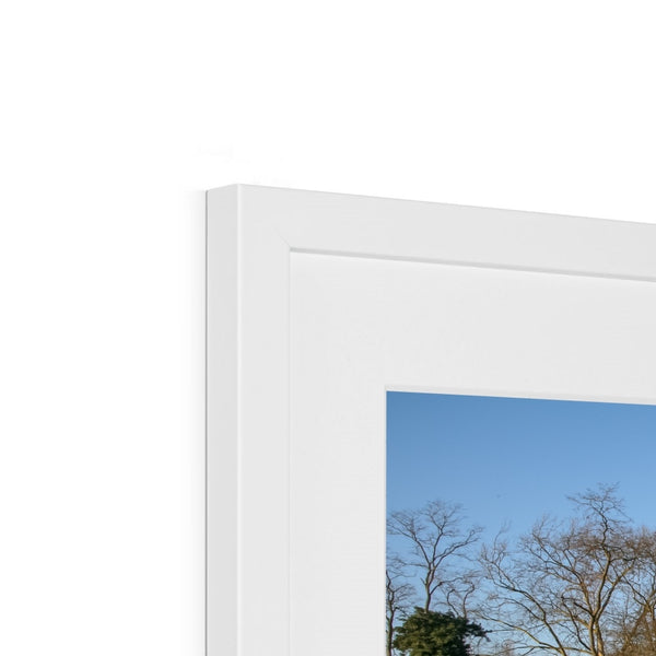TOOTING BEC LIDO WITH TREES Framed & Mounted Print - Amy Adams Photography