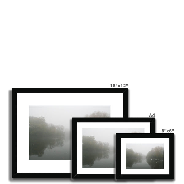FOGGY POND Framed & Mounted Print - Amy Adams Photography