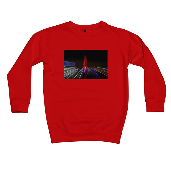LONDON NIGHTS: THE LONDON EYE Kids Sweatshirt - Amy Adams Photography