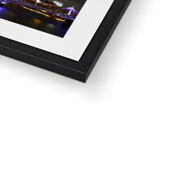 LONDON NIGHTS: THE HOUSES OF PARLIAMENT Framed & Mounted Print - Amy Adams Photography