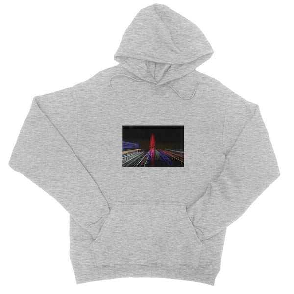LONDON NIGHTS: THE LONDON EYE College Hoodie - Amy Adams Photography