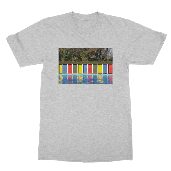 TOOTING BEC LIDO DOORS Softstyle T-Shirt - Amy Adams Photography