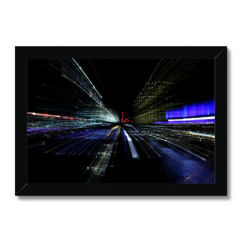 LONDON NIGHTS: CHAOS Framed Print - Amy Adams Photography