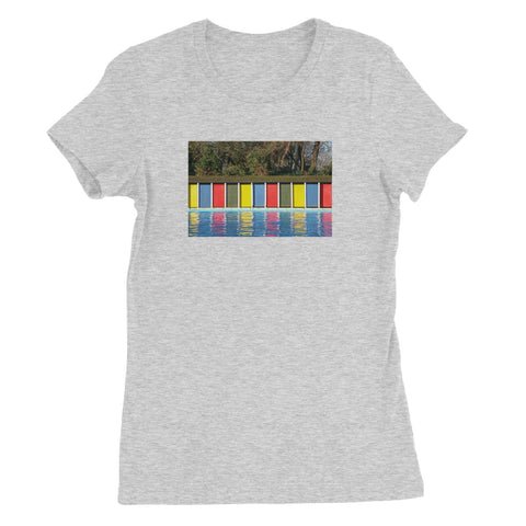 TOOTING BEC LIDO DOORS Women's Fitted T-Shirt - Amy Adams Photography