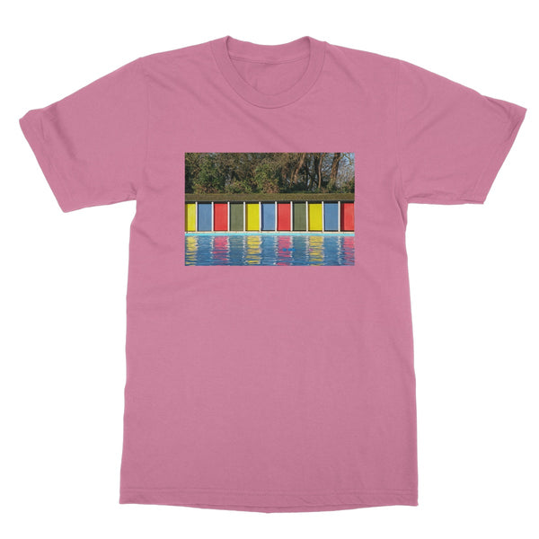 TOOTING BEC LIDO DOORS Softstyle T-Shirt - Amy Adams Photography