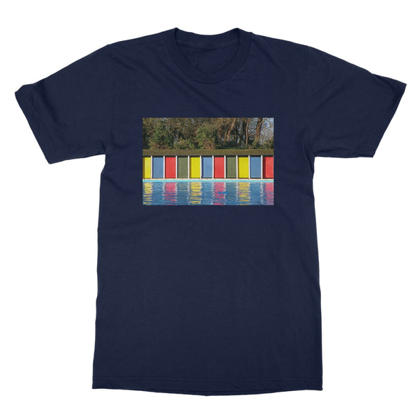 TOOTING BEC LIDO DOORS Softstyle T-Shirt - Amy Adams Photography