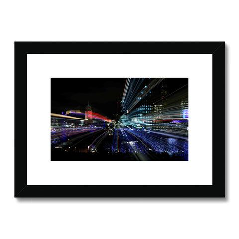 LONDON NIGHTS :OXO TOWER Framed & Mounted Print - Amy Adams Photography
