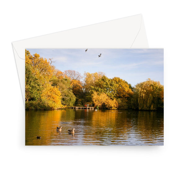 AUTUMN IN TOOTING Greeting Card - Amy Adams Photography