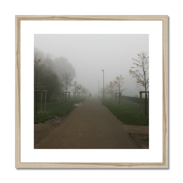 FOGGY PATH Framed & Mounted Print - Amy Adams Photography