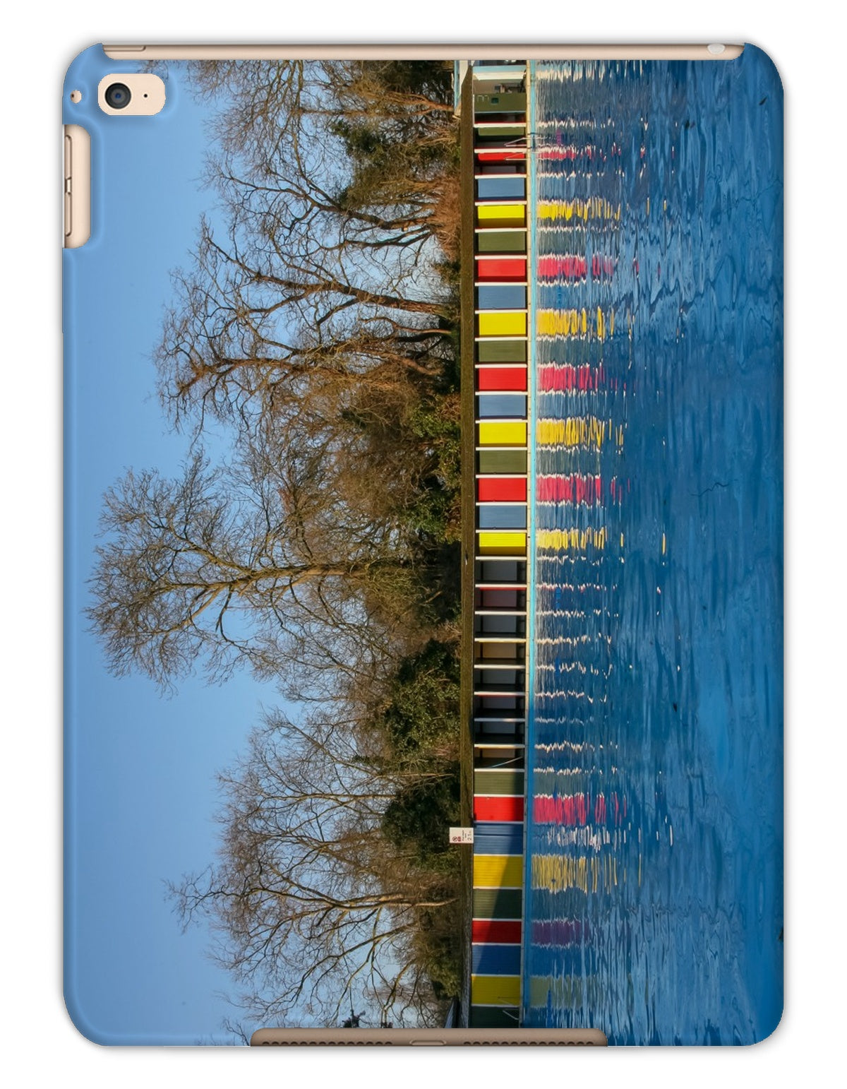 TOOTING BEC LIDO WITH TREES Tablet Cases - Amy Adams Photography