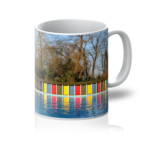TOOTING BEC LIDO WITH TREES Mug - Amy Adams Photography