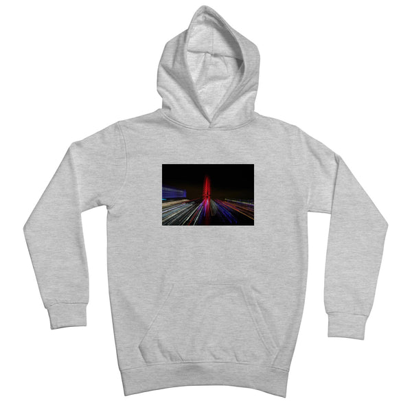 LONDON NIGHTS: THE LONDON EYE Kids Hoodie - Amy Adams Photography