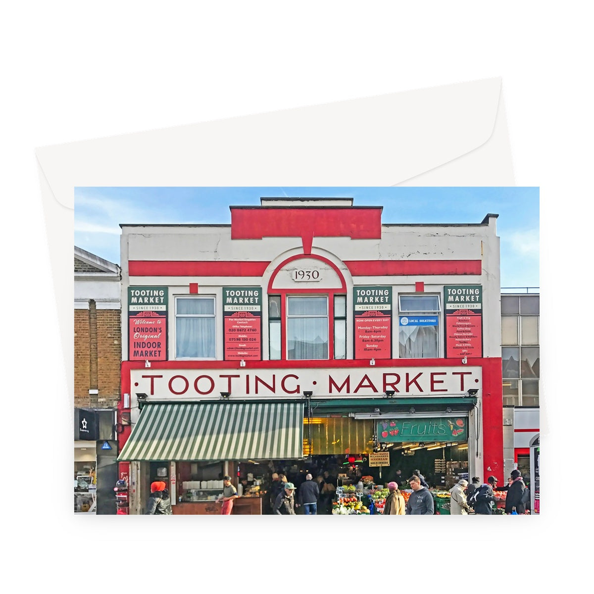 TOOTING MARKET Greeting Card - Amy Adams Photography