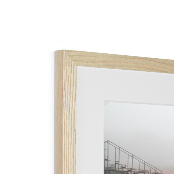 FOGGY ATHELETIC TRACK Framed & Mounted Print - Amy Adams Photography