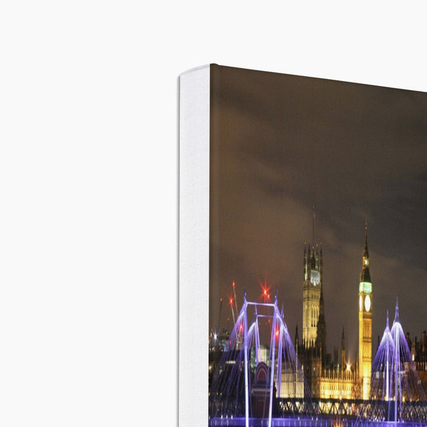 LONDON NIGHTS: THE HOUSES OF PARLIAMENT Canvas - Amy Adams Photography