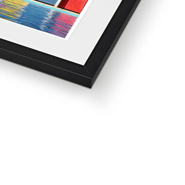 TOOTING BEC LIDO DOORS Framed & Mounted Print - Amy Adams Photography