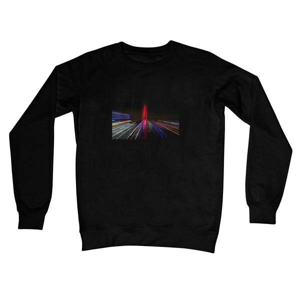 LONDON NIGHTS: THE LONDON EYE Crew Neck Sweatshirt - Amy Adams Photography