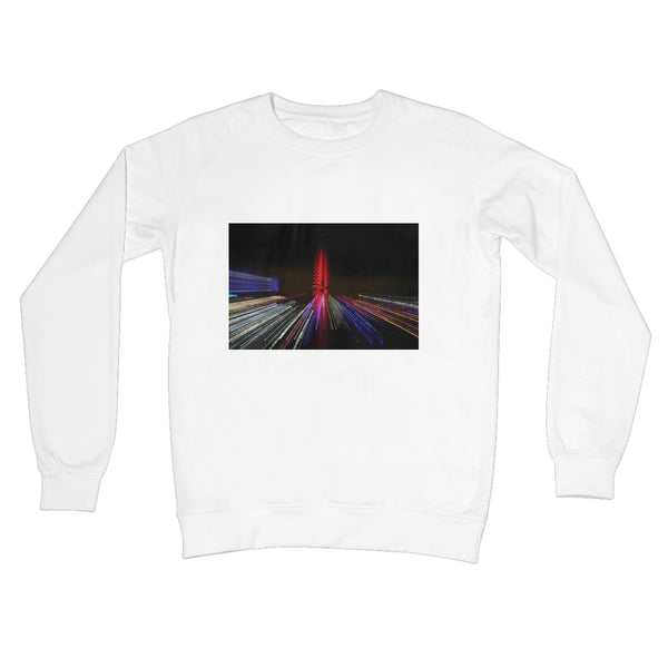 LONDON NIGHTS: THE LONDON EYE Unisex Crew Neck Sweatshirt - Amy Adams Photography