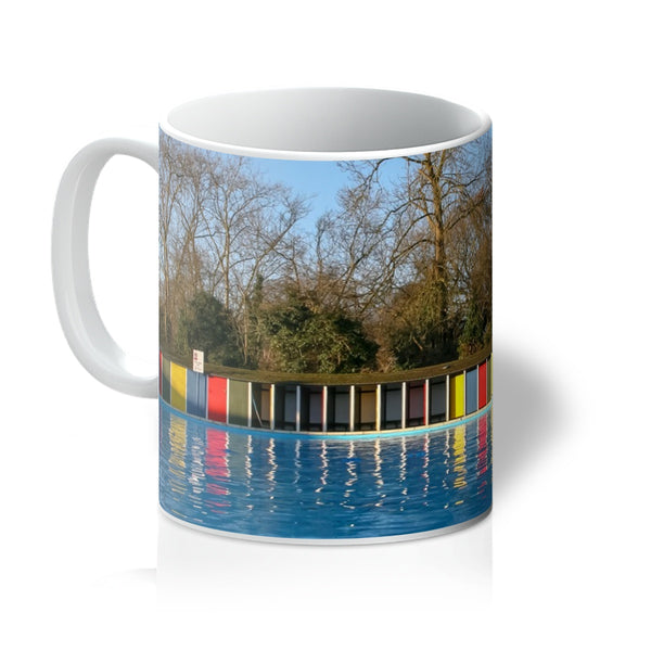 TOOTING BEC LIDO WITH TREES Mug - Amy Adams Photography