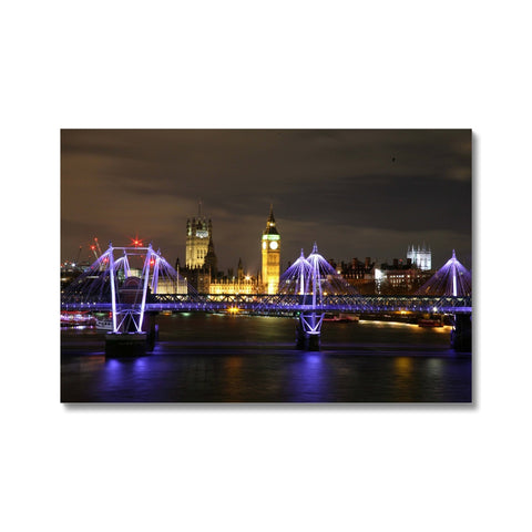 LONDON NIGHTS: THE HOUSES OF PARLIAMENT Hahnemühle Photo Rag Print - Amy Adams Photography