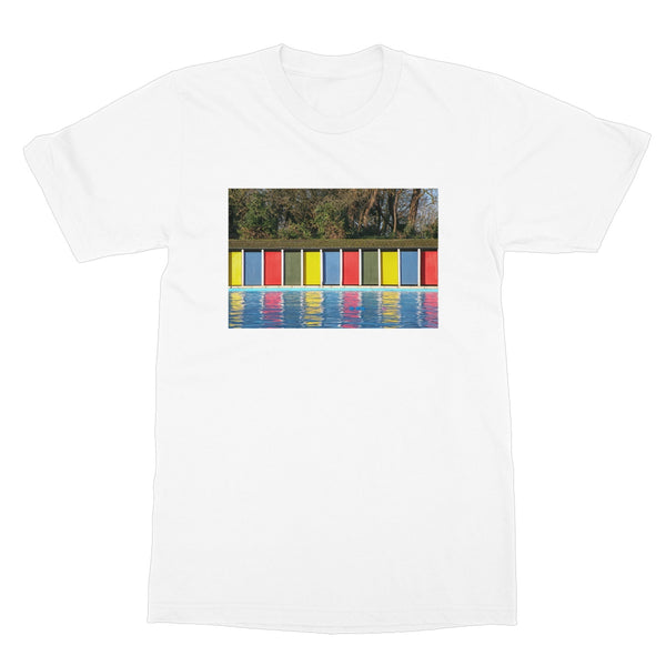 TOOTING BEC LIDO DOORS Softstyle T-Shirt - Amy Adams Photography