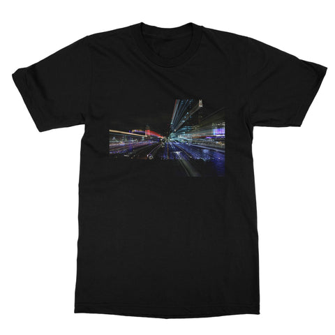 LONDON NIGHTS :OXO TOWER Softstyle T-Shirt - Amy Adams Photography