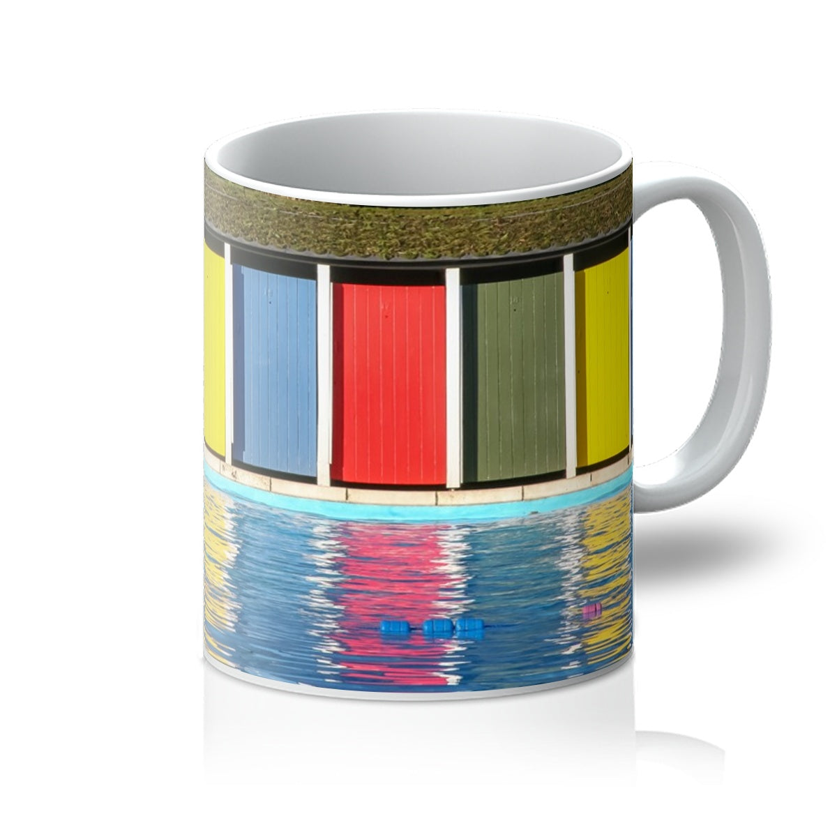 TOOTING BEC LIDO DOORS Mug - Amy Adams Photography