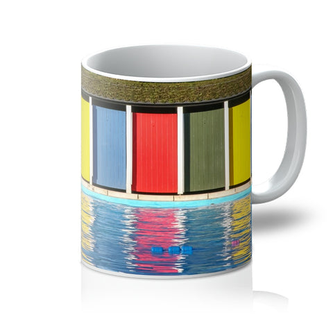 TOOTING BEC LIDO DOORS Mug - Amy Adams Photography