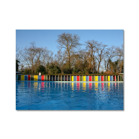 TOOTING BEC LIDO WITH TREES Hahnemühle Photo Rag Print - Amy Adams Photography