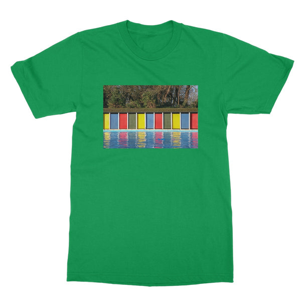 TOOTING BEC LIDO DOORS Softstyle T-Shirt - Amy Adams Photography